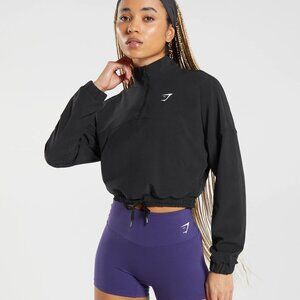 Gymshark Sport Windbraker Black Extra Small